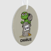 Gepersonaliseerde  Oscar de Grouch Scram Ornament (voorkant)
