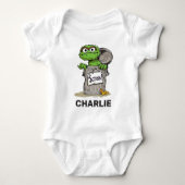 Gepersonaliseerde  Oscar de Grouch Scram Romper (Voorkant)