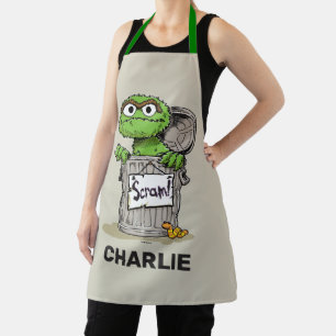 Gepersonaliseerde Oscar de Grouch Scram Schort