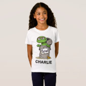 Gepersonaliseerde Oscar de Grouch Scram T-shirt (Voorkant volledig)