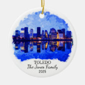 Gepersonaliseerde Oslo Ornament, Noorwegen Keramisch Ornament (Voorkant)