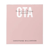 Gepersonaliseerde OTA Occupational Therapy Assista Notitieblok (Voorkant)