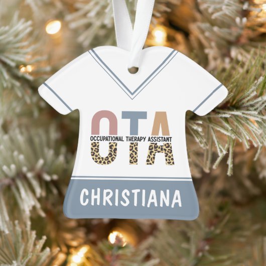 Gepersonaliseerde OTA Occupational Therapy Assista Ornament (Boom)