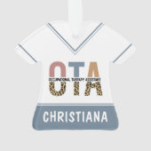 Gepersonaliseerde OTA Occupational Therapy Assista Ornament (achterkant)