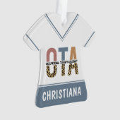Gepersonaliseerde OTA Occupational Therapy Assista Ornament (voorkant)