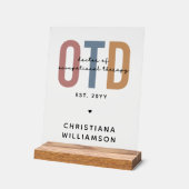 Gepersonaliseerde OTD Doctor in de ergotherapie Acryl Bord (Hoek)