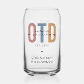 Gepersonaliseerde OTD Doctor in de ergotherapie Blikvorm Glas (Voorkant)