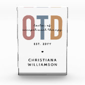 Gepersonaliseerde OTD Doctor in de ergotherapie Fotoblokken (Voorkant)