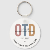 Gepersonaliseerde OTD Doctor in de ergotherapie Sleutelhanger (Achterkant)