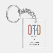 Gepersonaliseerde OTD Doctor in de ergotherapie Sleutelhanger (Voorkant Links)
