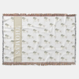 Gepersonaliseerde Oud-Engelse Herdershond  Deken