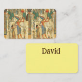 Gepersonaliseerde oude Egypte Flat Note Kaart Notitiekaartje (Voorkant / Achterkant)