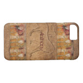 Gepersonaliseerde oude Egyptische kunst Case-Mate iPhone Case (Achterkant (Horizontaal))