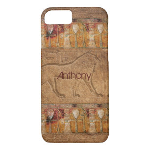 Gepersonaliseerde oude Egyptische kunst iPhone 8/7 Hoesje