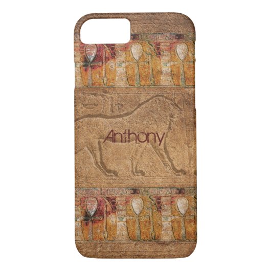 Gepersonaliseerde oude Egyptische kunst Case-Mate iPhone Case (Achterkant)