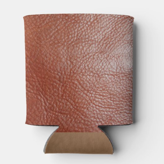 Gepersonaliseerde oude lederen Koelbox Blikjeskoeler (Achterkant)