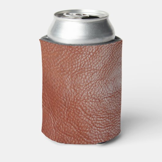 Gepersonaliseerde oude lederen Koelbox Blikjeskoeler (Blikje Achterkant)