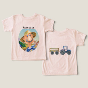 Gepersonaliseerde oude MacDonald's Boerderij Blue 