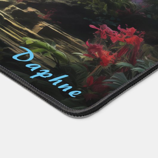 Gepersonaliseerde oude ruïnes in de Forest Desk Ma Bureaumat (Hoek)