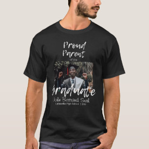 Gepersonaliseerde Ouder Ouder van Afstuderen Stude T-shirt