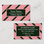 Gepersonaliseerde Outstanding Stripe Visitekaartje (Voorkant / Achterkant)