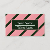 Gepersonaliseerde Outstanding Stripe Visitekaartje (Voorkant)