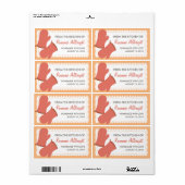 Gepersonaliseerde ovenwanten inblikken label (mang (Full Sheet)