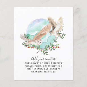 Gepersonaliseerde OWLS Flyer