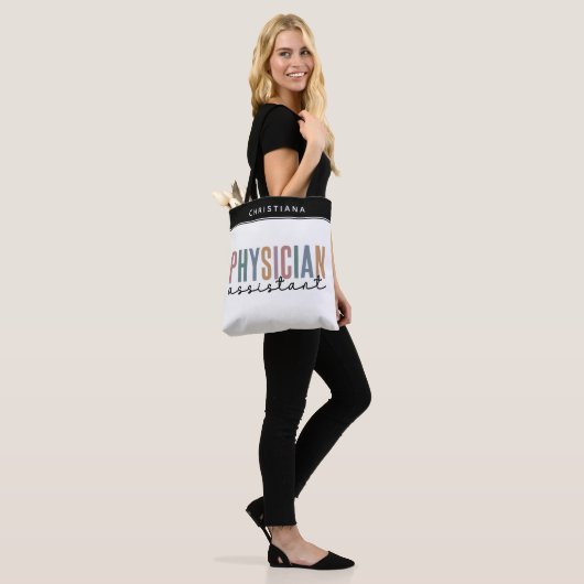Gepersonaliseerde PA Physician Assistant Afstudere Tote Bag (Op model)
