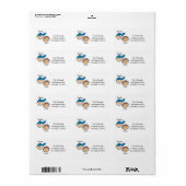 Gepersonaliseerde paar Adresetiketten Etiket (Full Sheet)