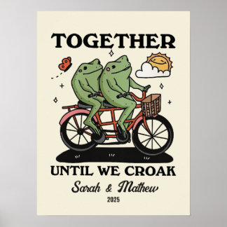Gepersonaliseerde paar afdrukken, aangepaste kikke poster