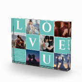 GEPERSONALISEERDE PAAR FOTO COLLAGE GIFT VOOR ECHT (Rechts)