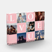 GEPERSONALISEERDE PAAR FOTO COLLAGE GIFT VOOR ECHT (Links)