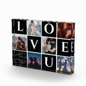 GEPERSONALISEERDE PAAR FOTO COLLAGE GIFT VOOR ECHT (Rechts)