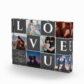 GEPERSONALISEERDE PAAR FOTO COLLAGE GIFT VOOR ECHT (Rechts)