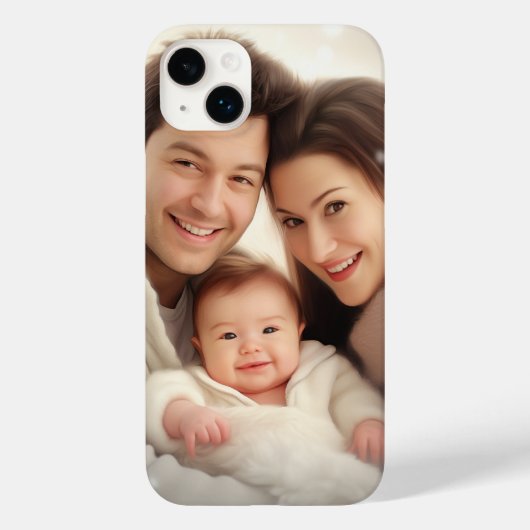 Gepersonaliseerde Paar Foto iPhone Case (Achterkant)