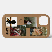 Gepersonaliseerde paar iPhone Case (Achterkant (horizontaal))