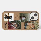 Gepersonaliseerde paar iPhone Case Hoesje (Achterkant horizontaal)