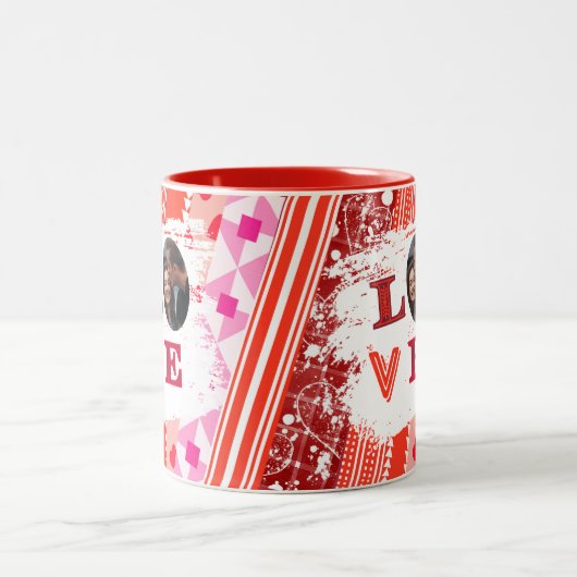 Gepersonaliseerde Paar Liefde Mok (Center)