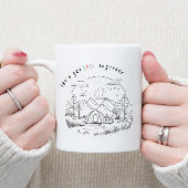 Gepersonaliseerde Paar Mok, Paar Mok, Camping Mok