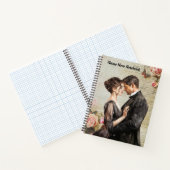 Gepersonaliseerde  paar spiraal Notitieboek (Binnen)