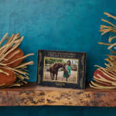 Gepersonaliseerde Paard Foto Memorial Plaque Fotoplaat (Zijkant)