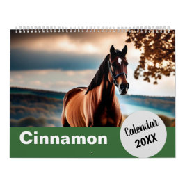 Gepersonaliseerde Paarden Foto's Jaar Maak Je Eige Kalender