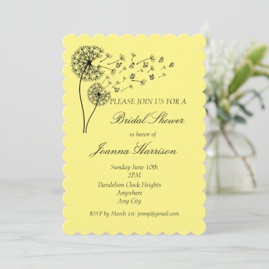 Gepersonaliseerde paardenbloem klok met vlinders kaart (Staand voorkant)