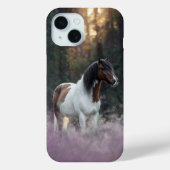 Gepersonaliseerde Paardenfoto iPhone 15 Hoesje (Achterkant)