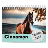 Gepersonaliseerde Paardenfoto's Jaar Creëer Uw Eig Kalender (Hoes)