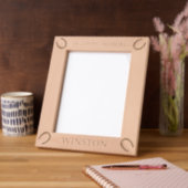 Gepersonaliseerde paardennaam Equestrian Hoefijzer Gegraveerde Lijstjes (Links)