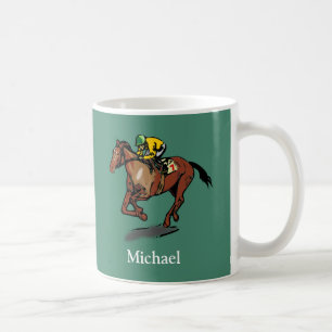 Gepersonaliseerde paardenrennen koffiemok