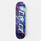 Gepersonaliseerde Paarse Abstracte minimale Afbeel Persoonlijk Skateboard (Voorkant)