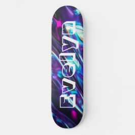 Gepersonaliseerde Paarse Abstracte minimale Afbeel Persoonlijk Skateboard